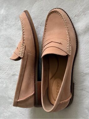 Sperry Seaport Top-spider Women's Blush Leather Penny Loafer